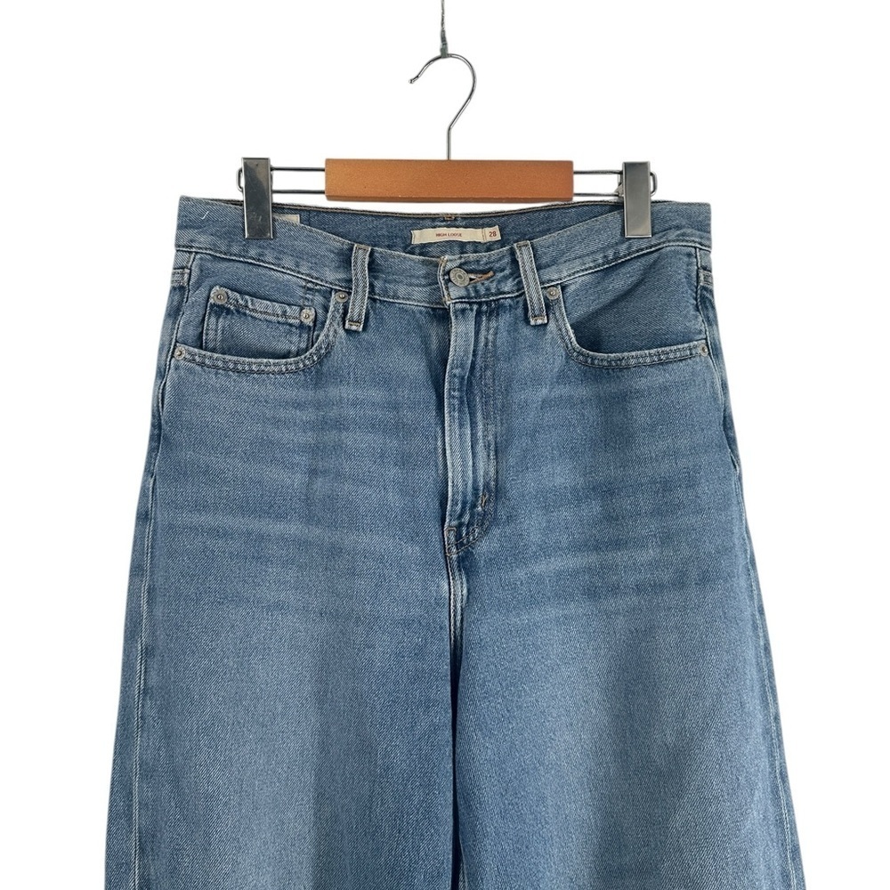 Levi's jeans Premium High Loose Jeans ripped knees distressed y2k 90's frayed 28 - Picture 7 of 11